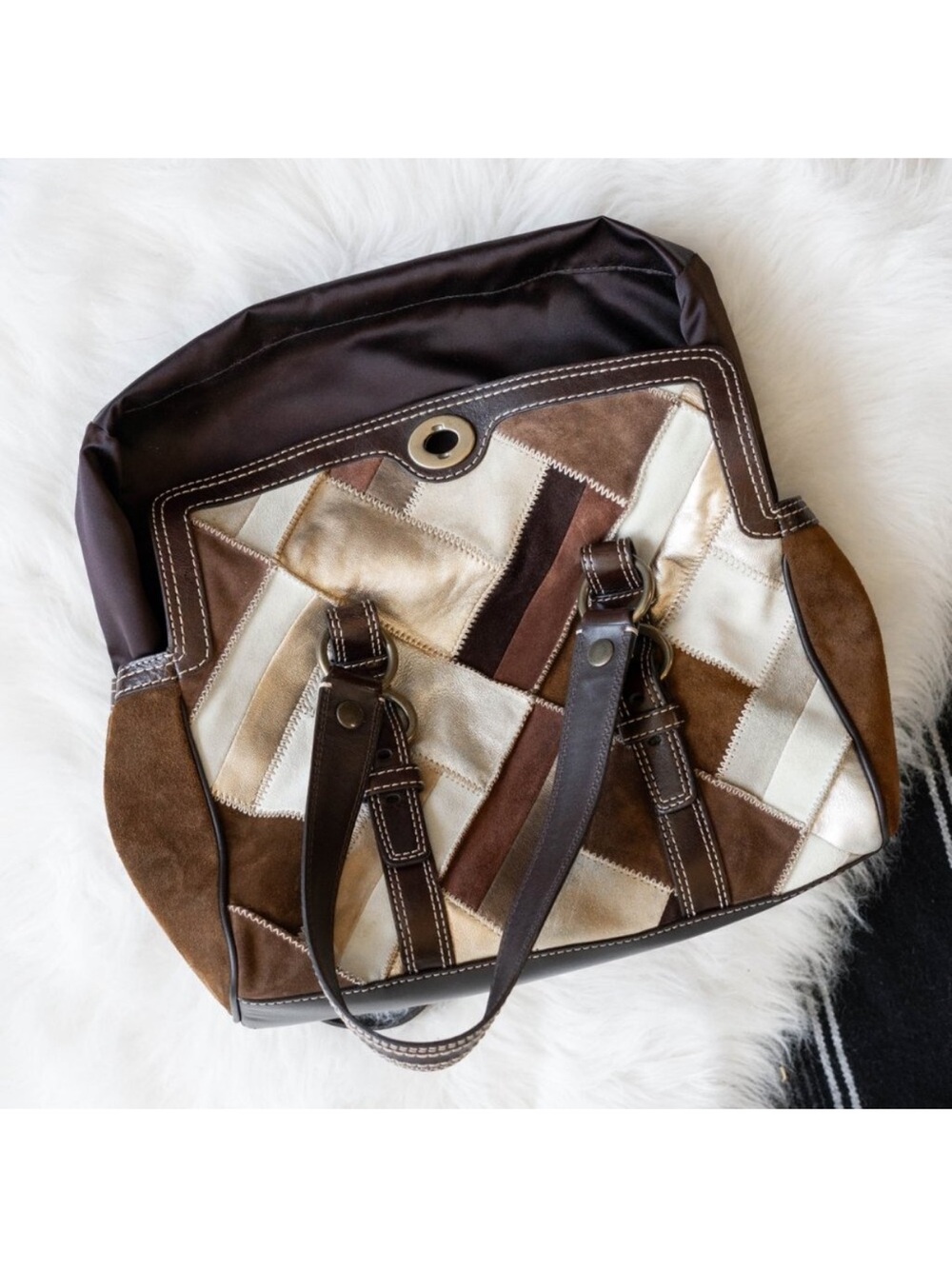Coach Vintage Chelsea Patchwork Turnlock - Picture 9 of 12